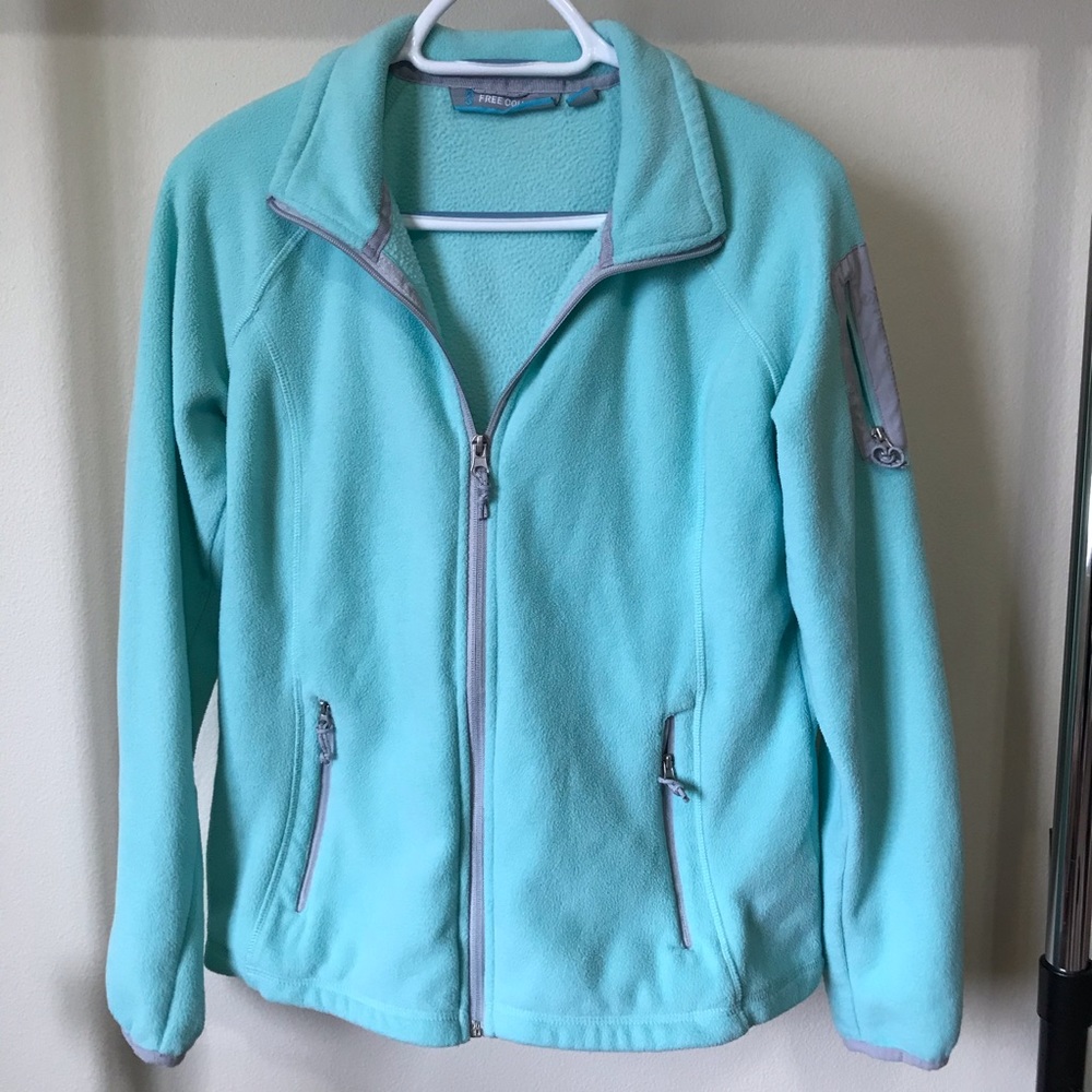Free Country Blue Fleece Sweater
